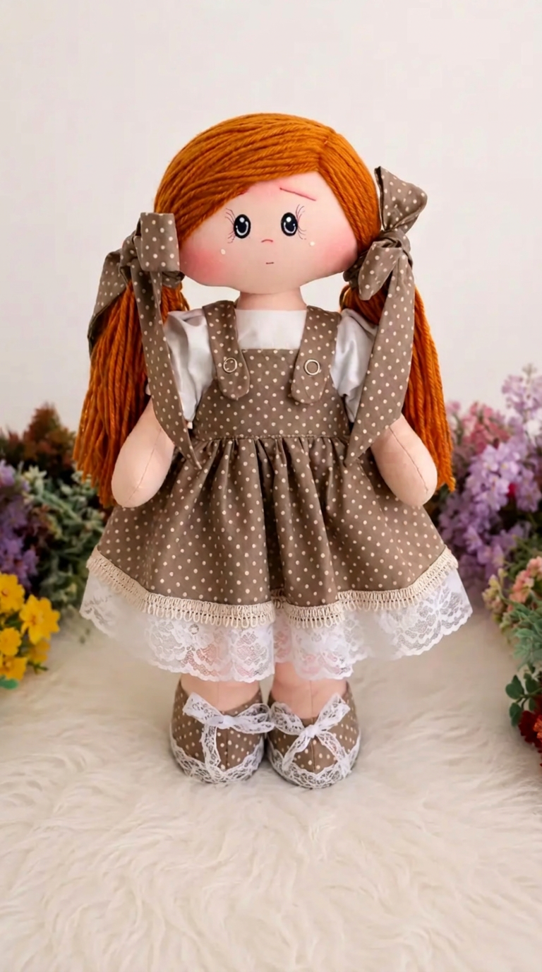 Boneca de pano pronta
