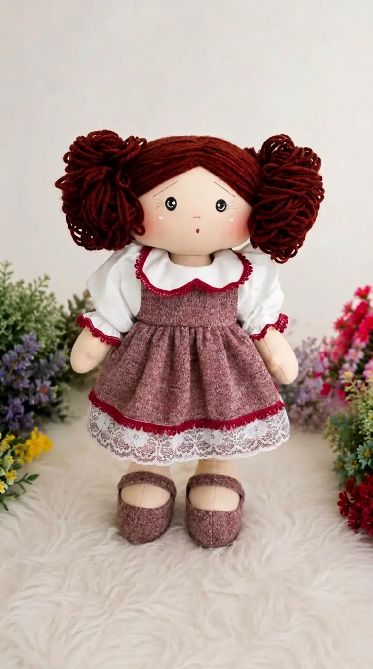 Boneca de pano pronta